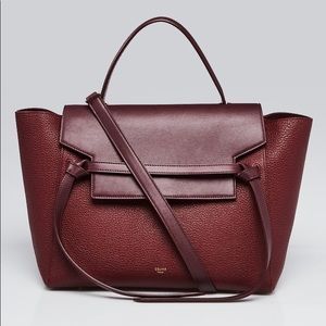 CELINE Belt Bag / Burgundy / Authentic